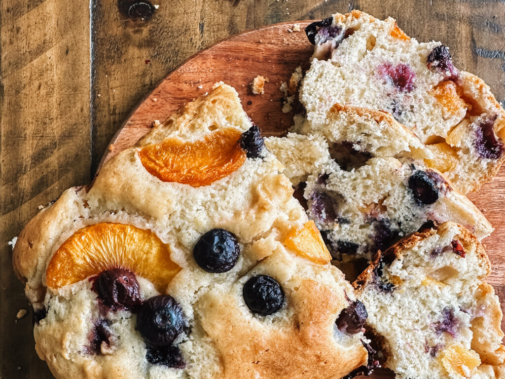 Blueberry Peach Bread