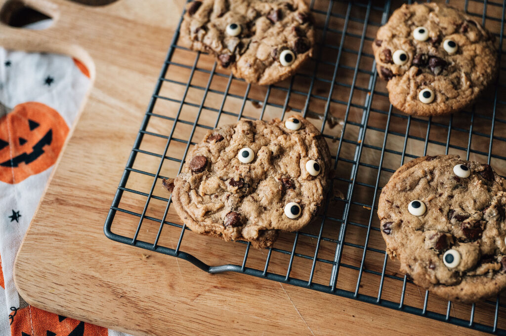 Halloween Monster Eye Cookies