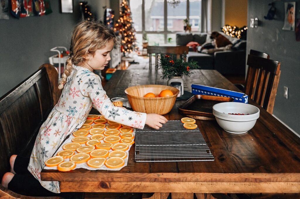 Cozy Dried Orange Slices
