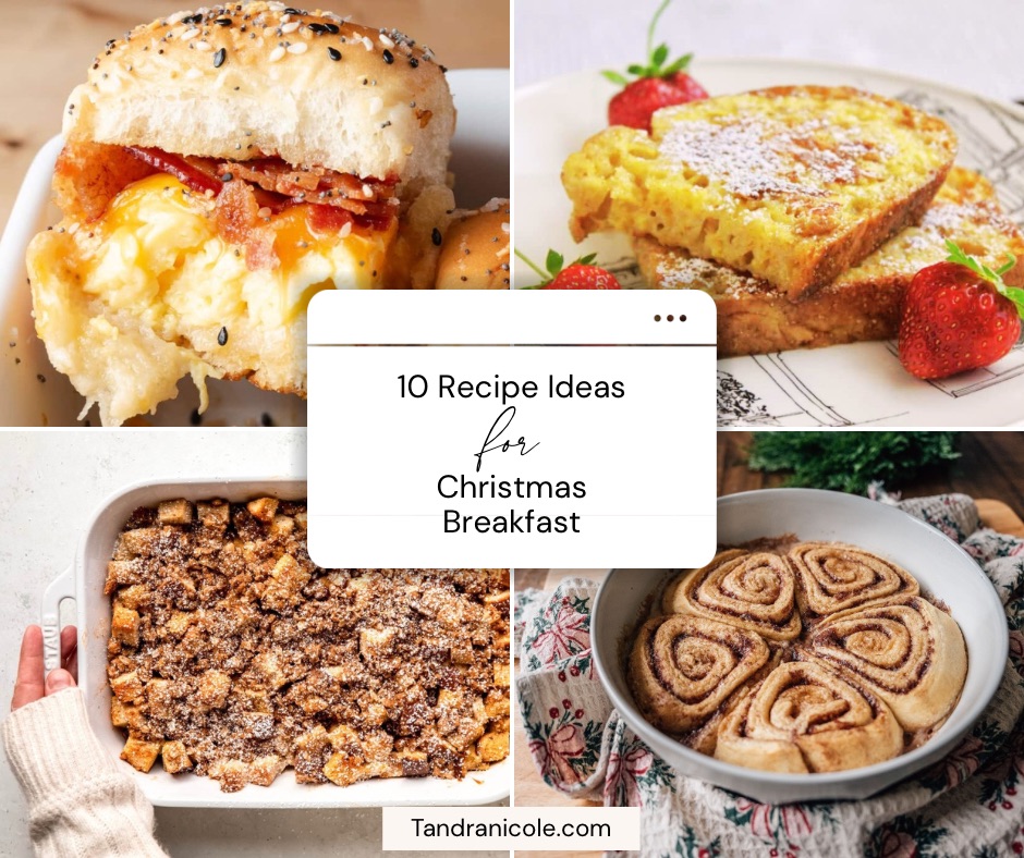 Easy make ahead Christmas breakfast